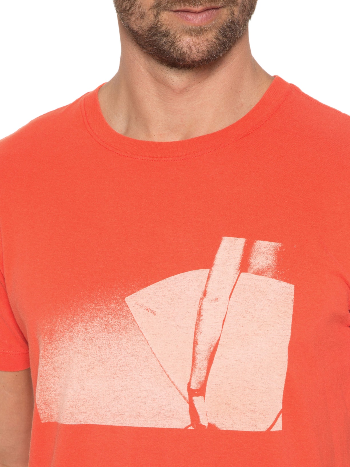 Camiseta Masculina Vintage Surfer Laranja Osklen