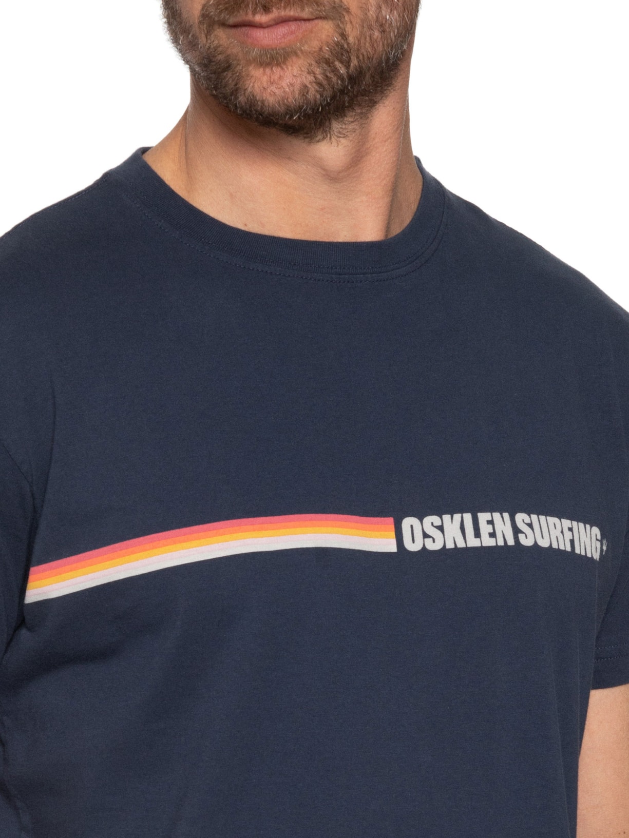 Camiseta Masculina Vintage Surfing Colors Regenerate Life Azul Osklen