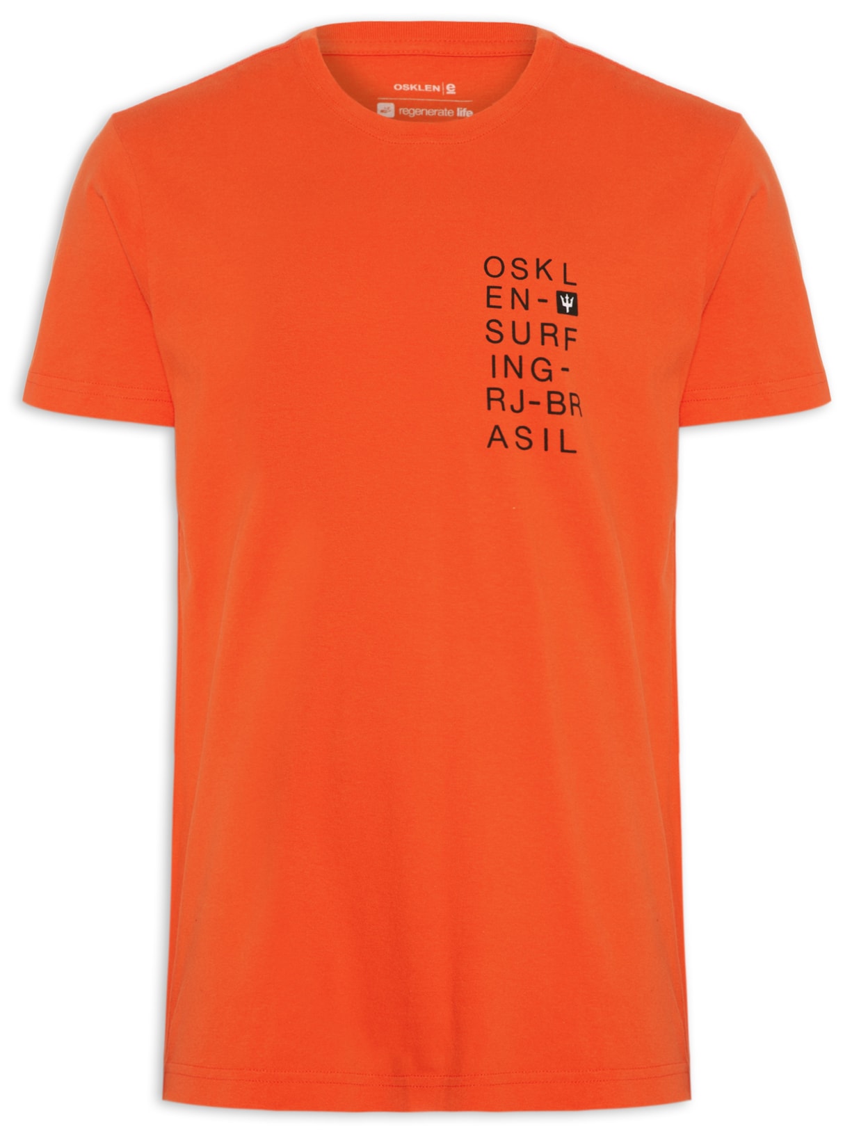 Camiseta Masculina Vintage Surng Rj Laranja Osklen