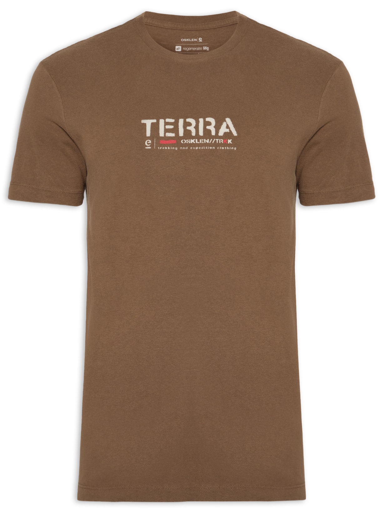 Camiseta Masculina Vintage Terra - Marrom