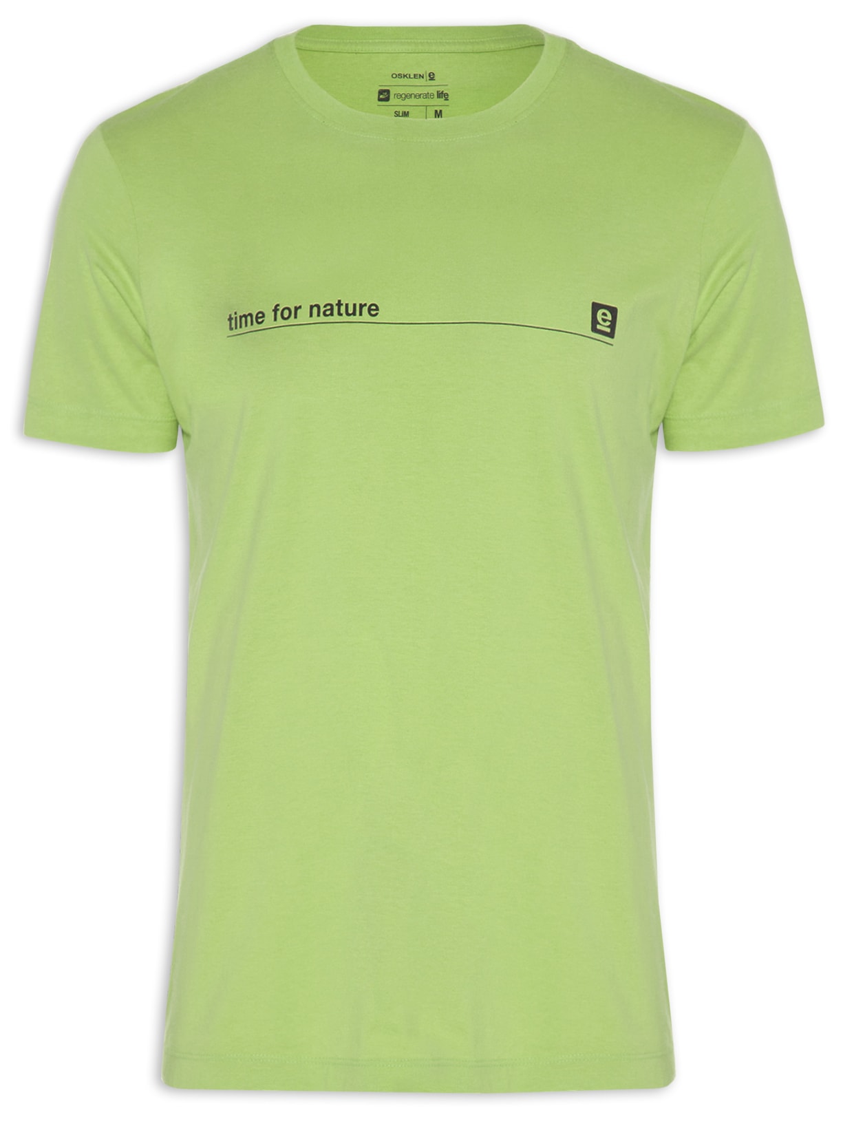 Camiseta Masculina Vintage Time For Nature - Verde