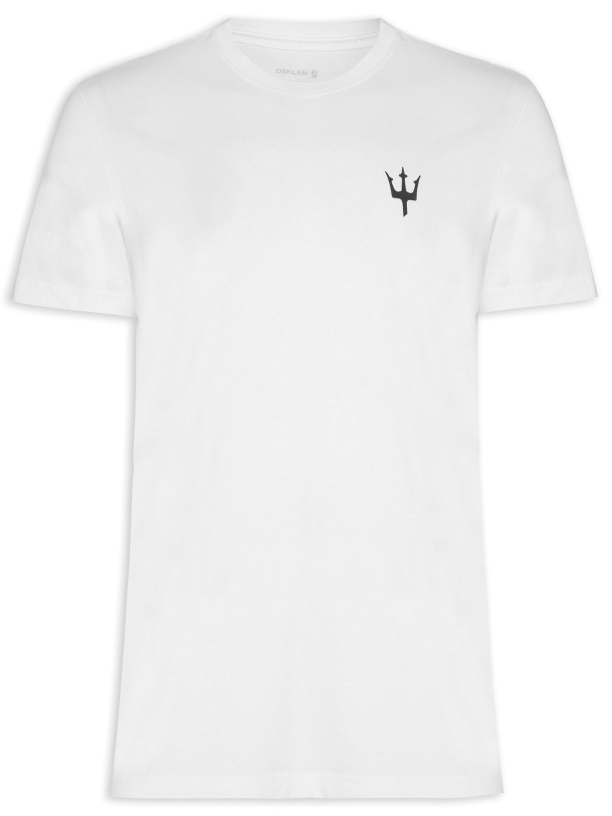 Camiseta Masculina Vintage Três Quilhas Manga Curta - Branco