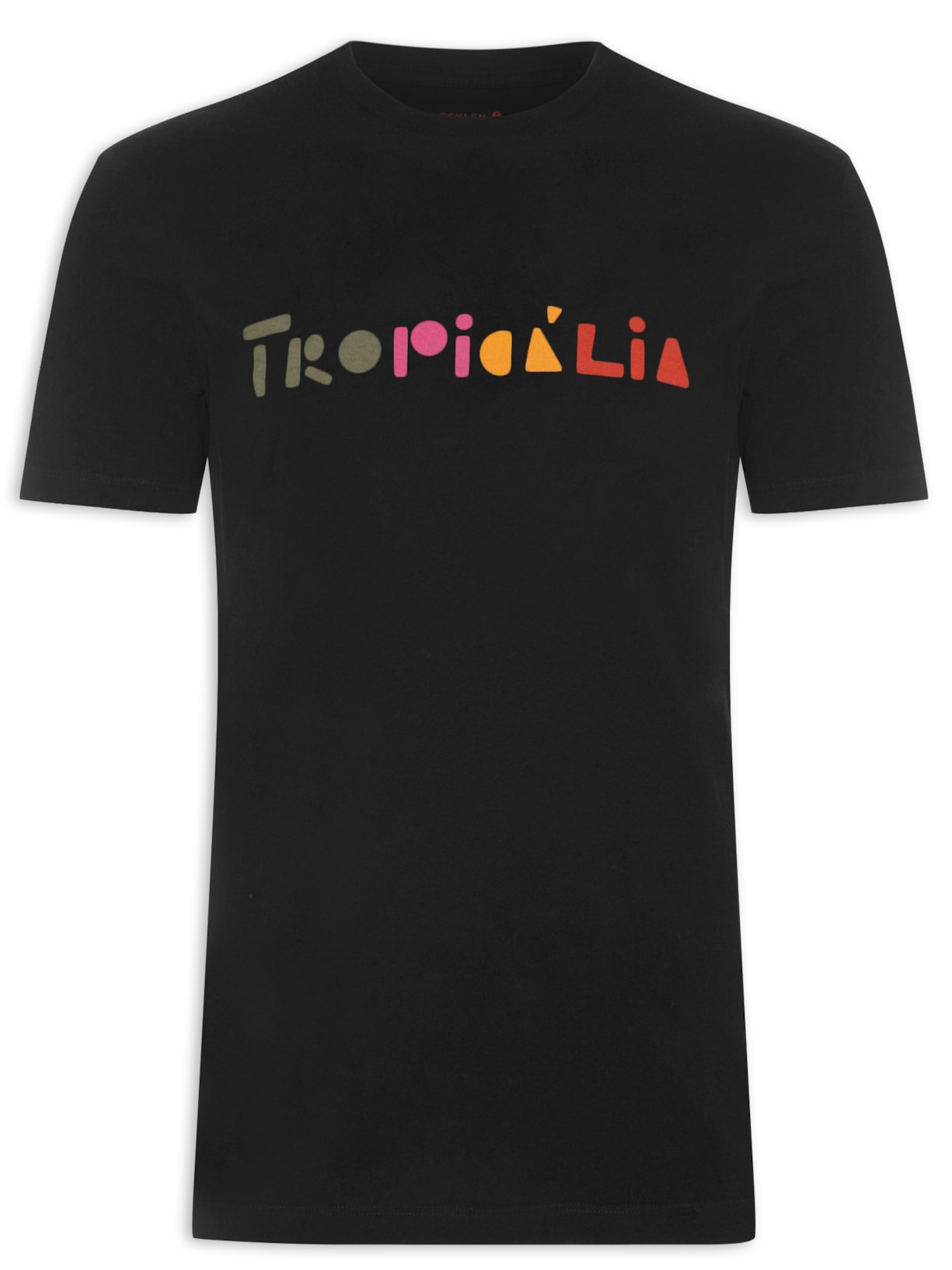 Camiseta Masculina Vintage Tropicalia - Preto