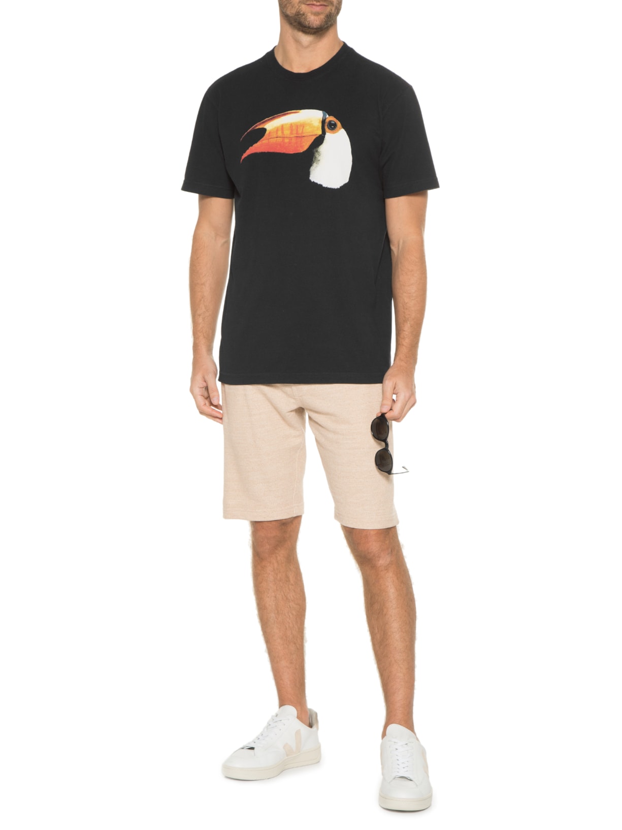 Camiseta Masculina Vintage Tucano X Cdc Preto Osklen