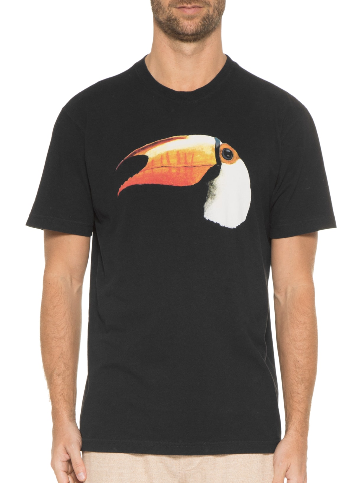 Camiseta Masculina Vintage Tucano X Cdc Preto Osklen