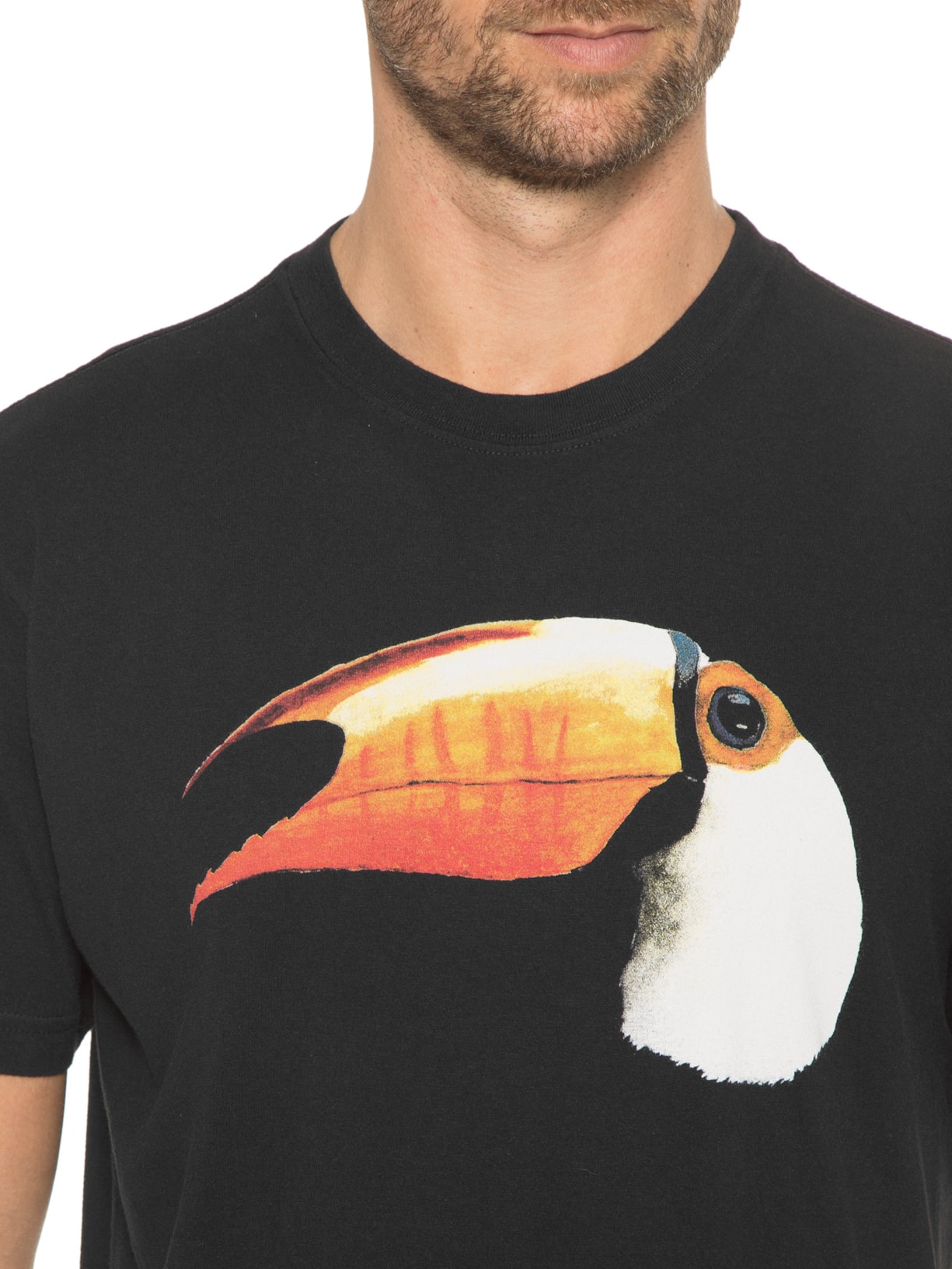 Camiseta Masculina Vintage Tucano X Cdc Preto Osklen