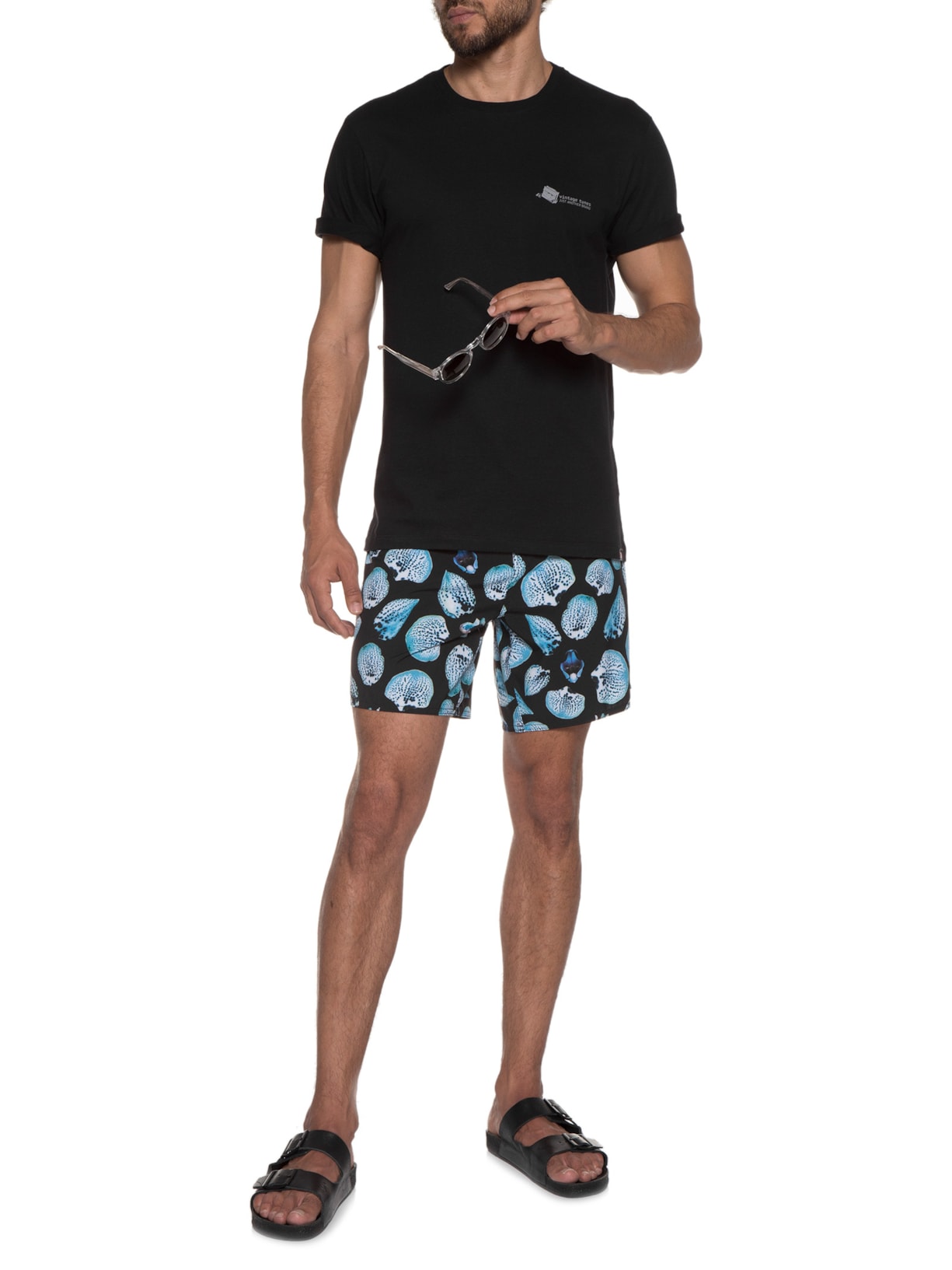 Camiseta Masculina Vintage Tunes K7 Preto Jab