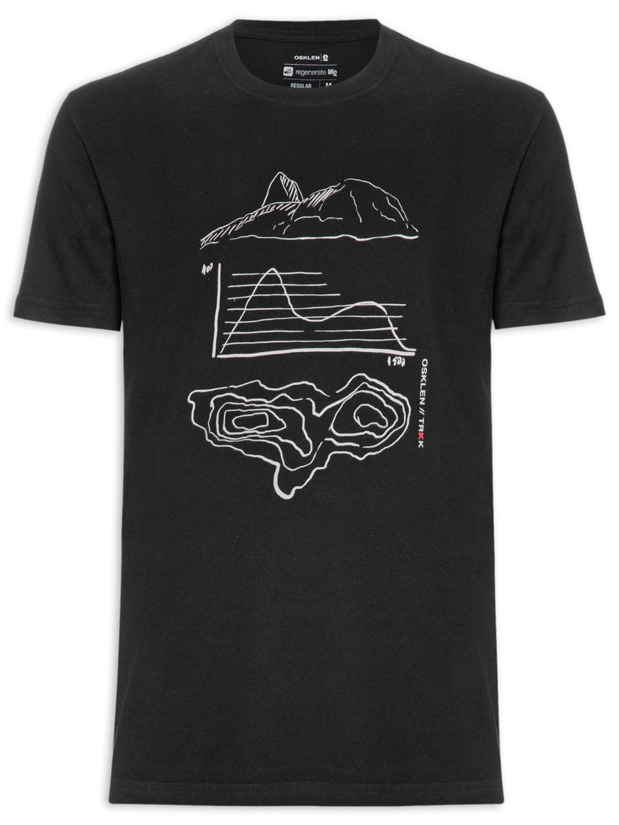 Camiseta Masculina Vintage Urca - Preto