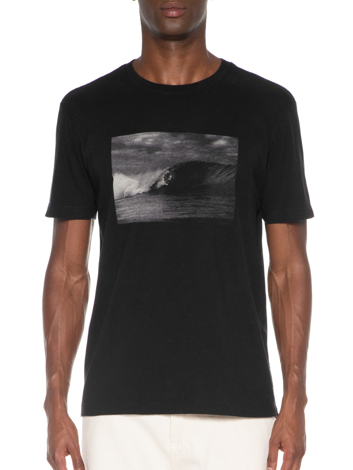 Camiseta Masculina Vintage Vegan Preto Osklen