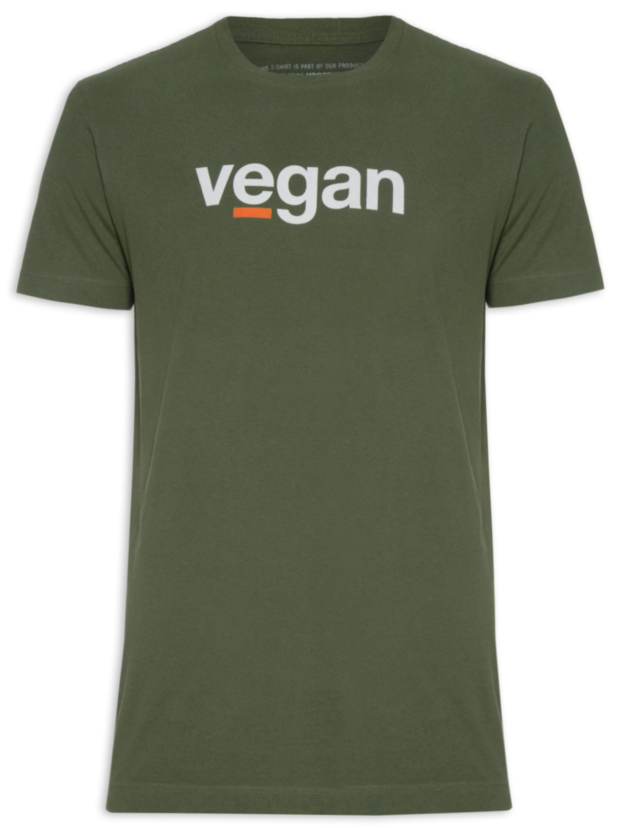 Camiseta Masculina Vintage Vegan - Verde