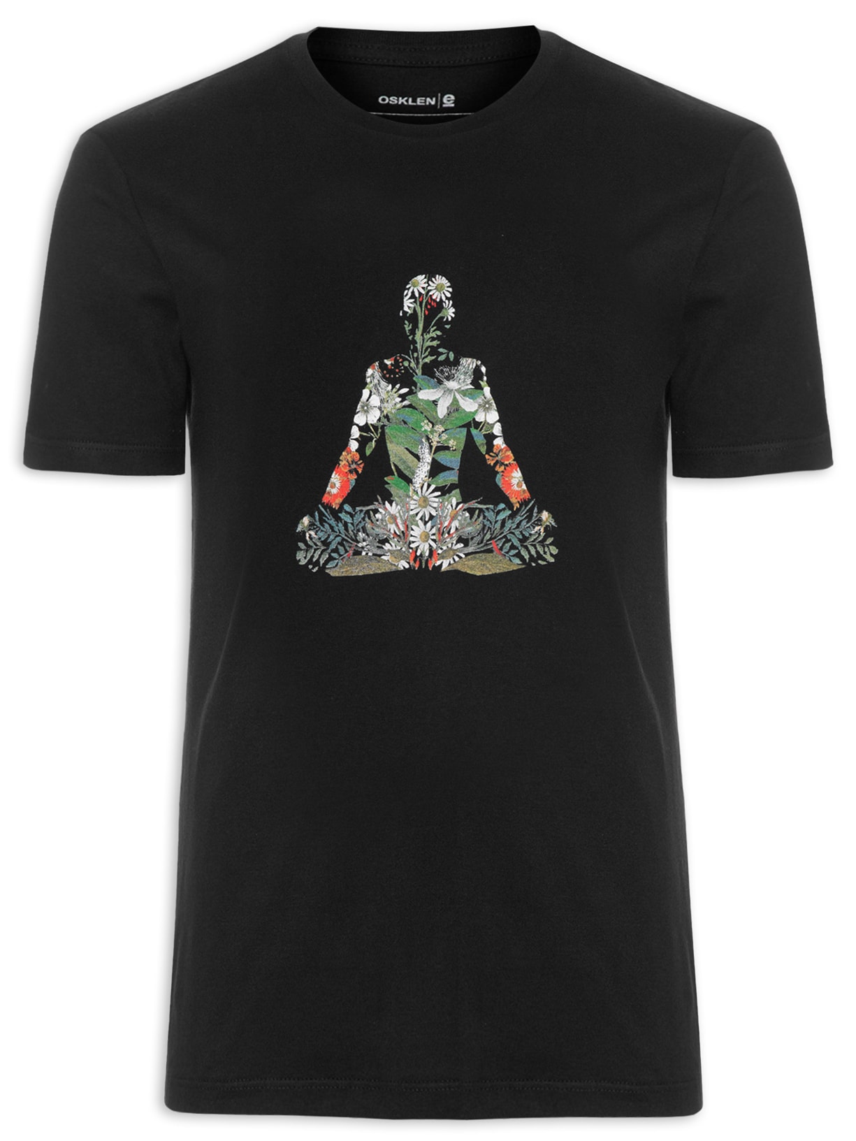 Camiseta Masculina Vintage Yogue Nature - Preto