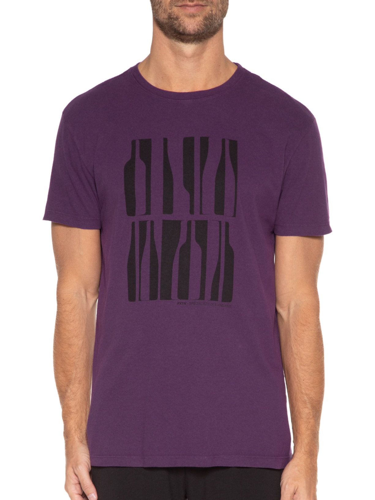 Camiseta Masculina Vis Fins Roxo Foxton