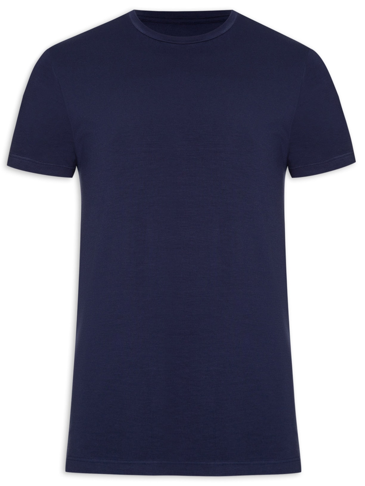Camiseta Masculina Viscolycra Azul Casa Das Cuecas