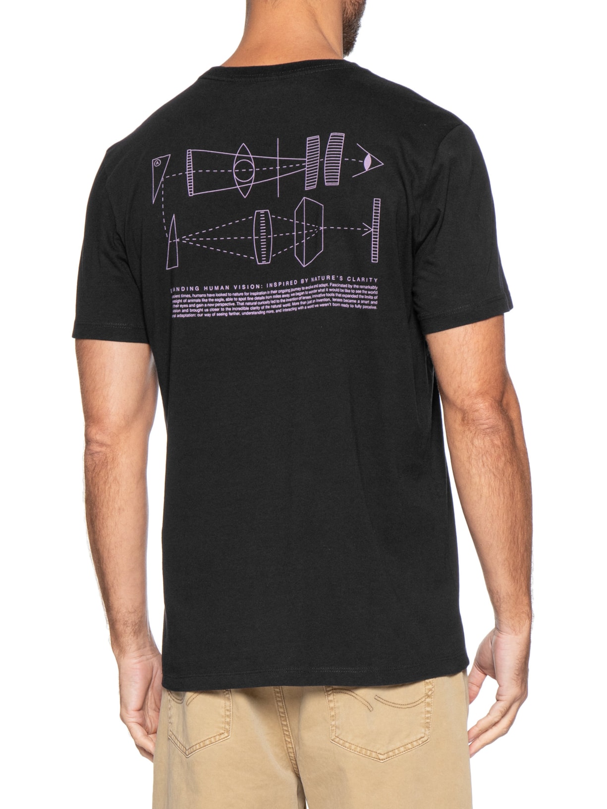 Camiseta Masculina Vision Preto Austral