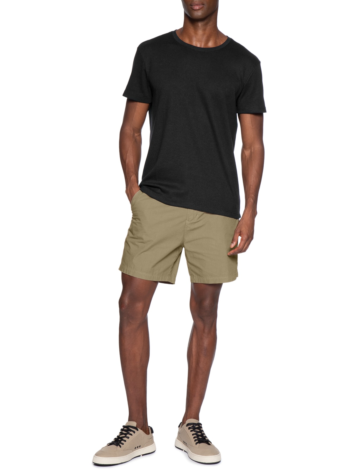 Camiseta Masculina Waffle Preto Reserva