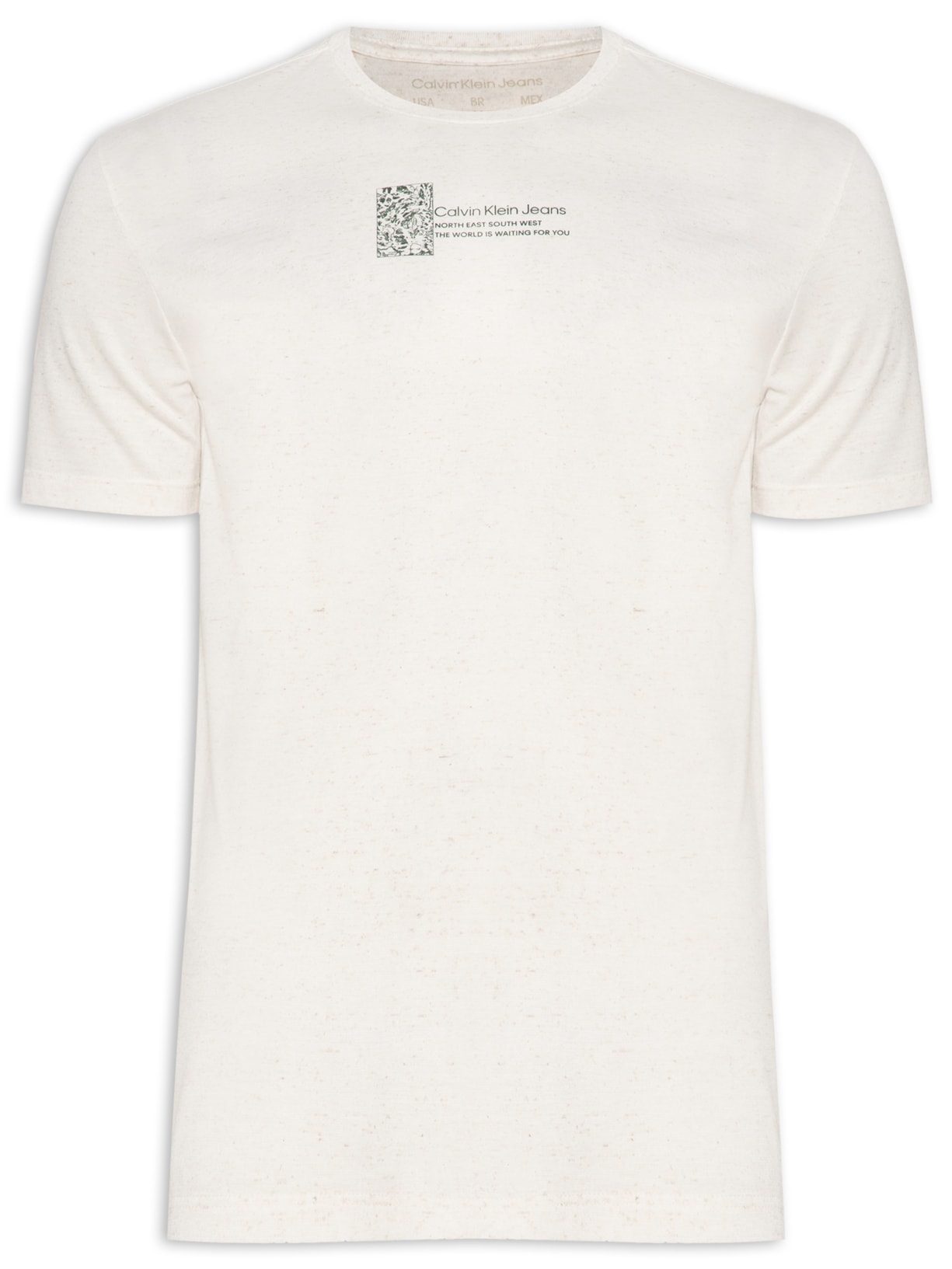 Camiseta Masculina Walk To The Desert - Bege