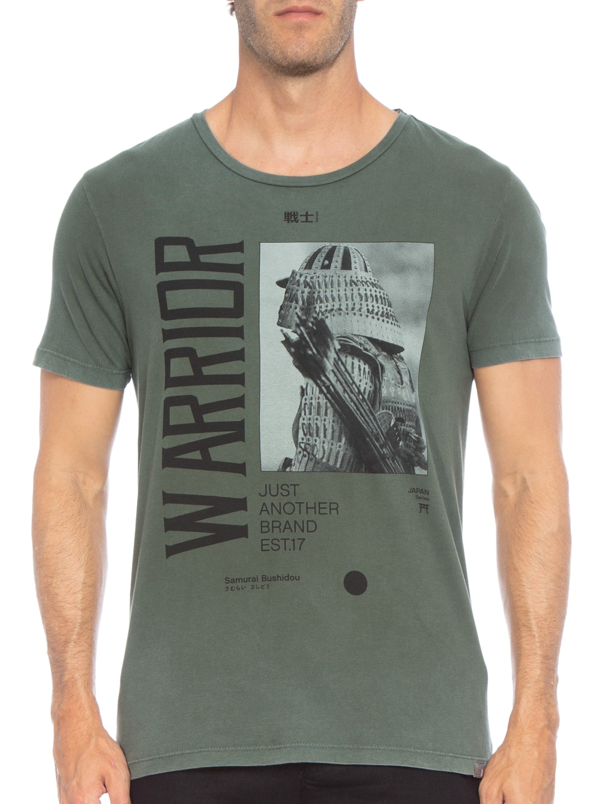 Camiseta Masculina Warrior Verde Jab