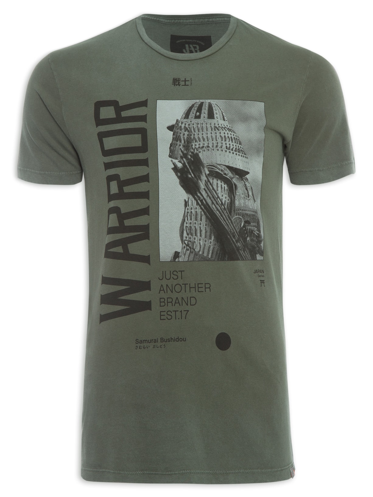 Camiseta Masculina Warrior Verde Jab
