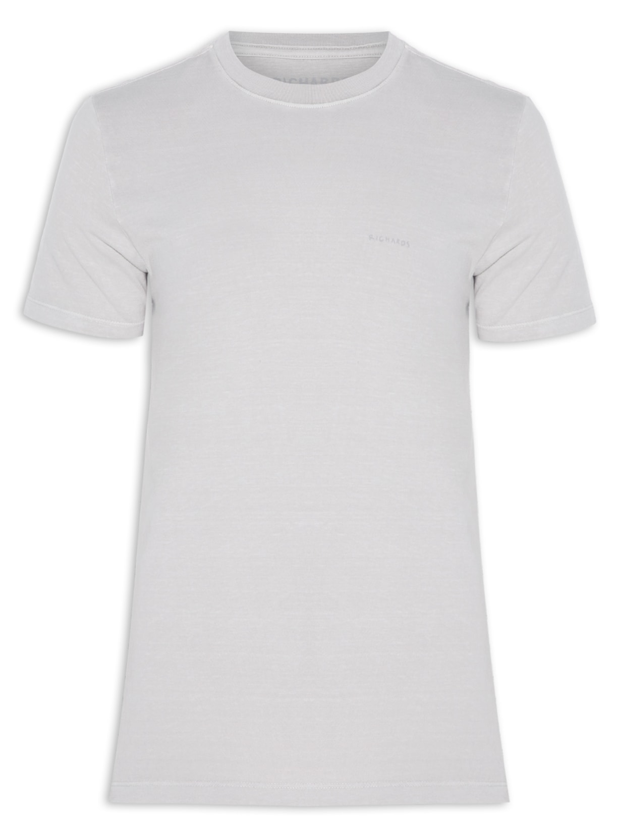 Camiseta Masculina Washed Aquarela - Cinza
