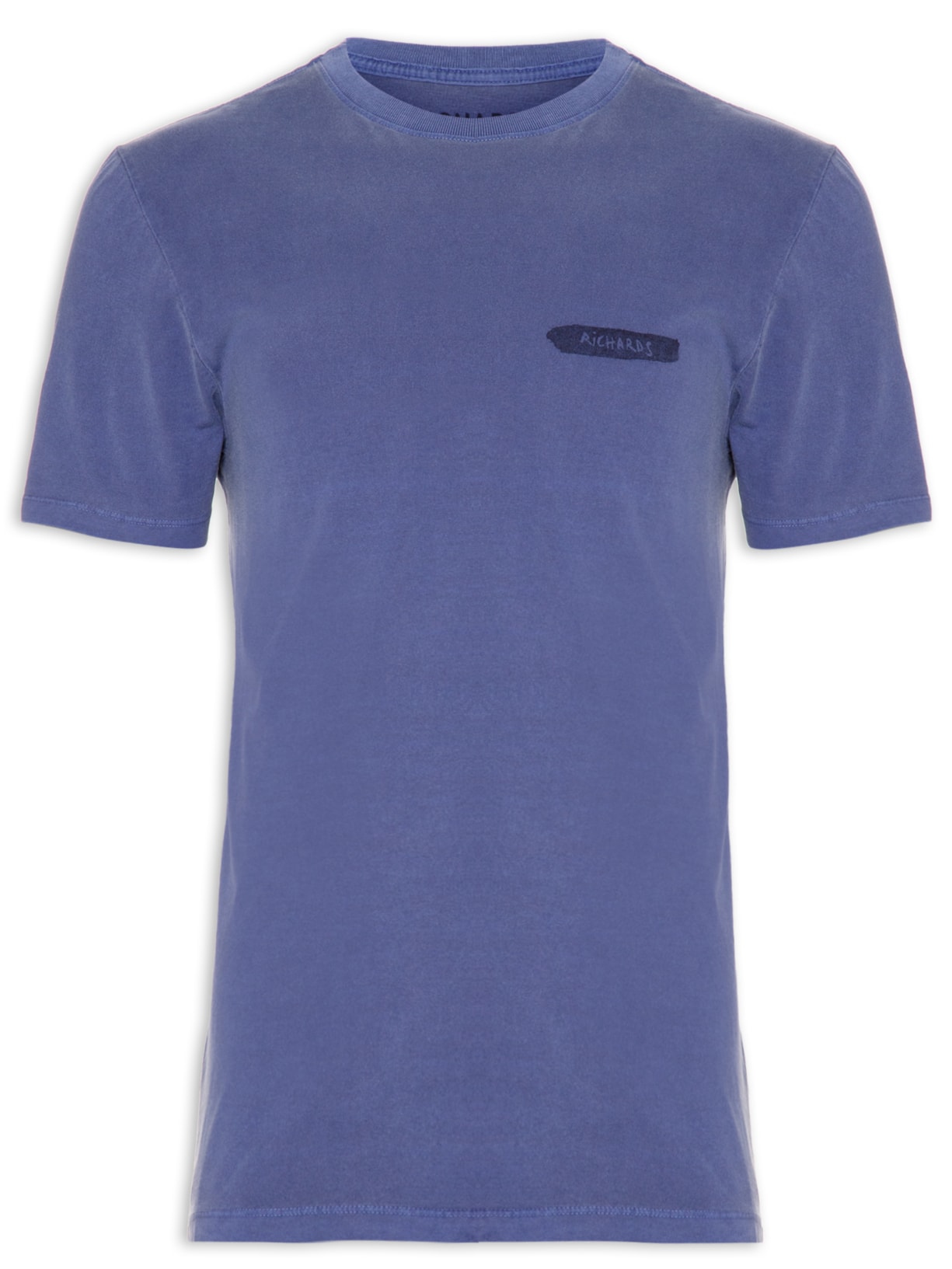 Camiseta Masculina Washed Araia - Azul