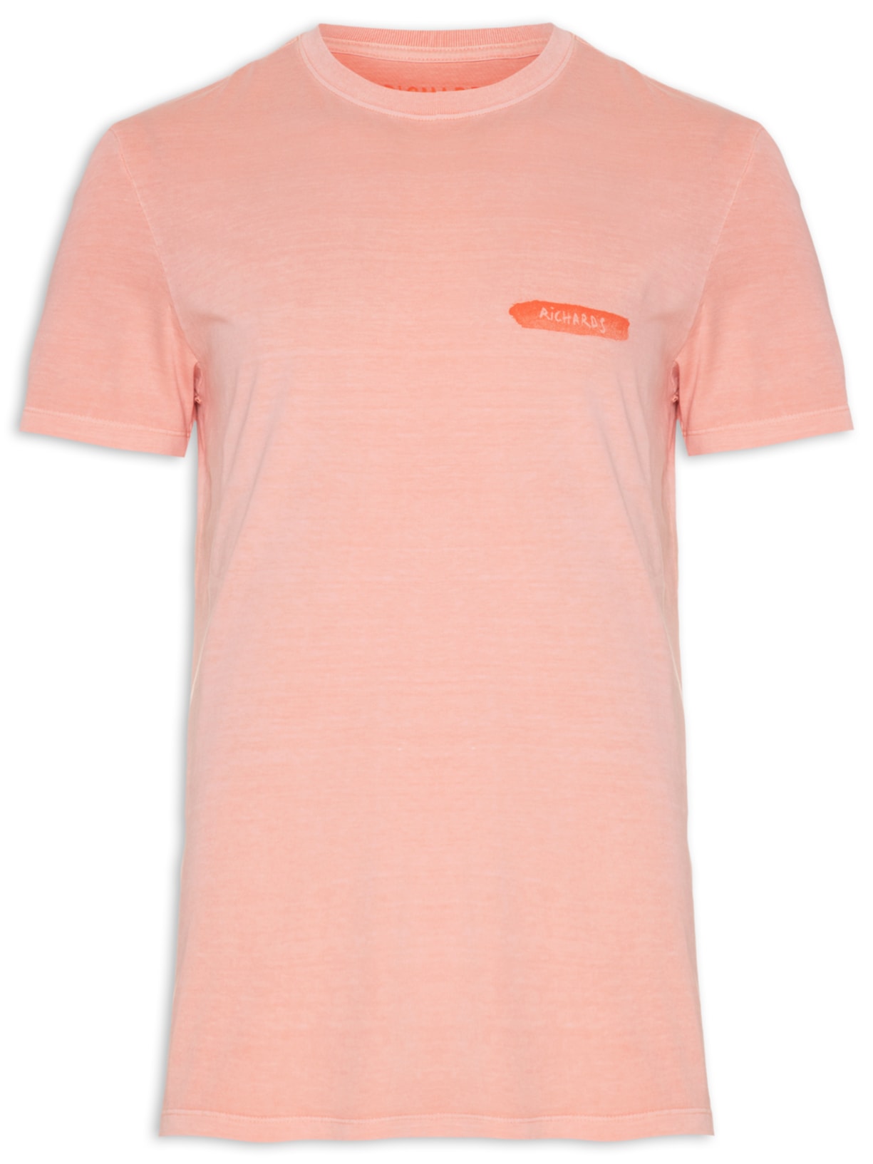 Camiseta Masculina Washed Araia - Rosa