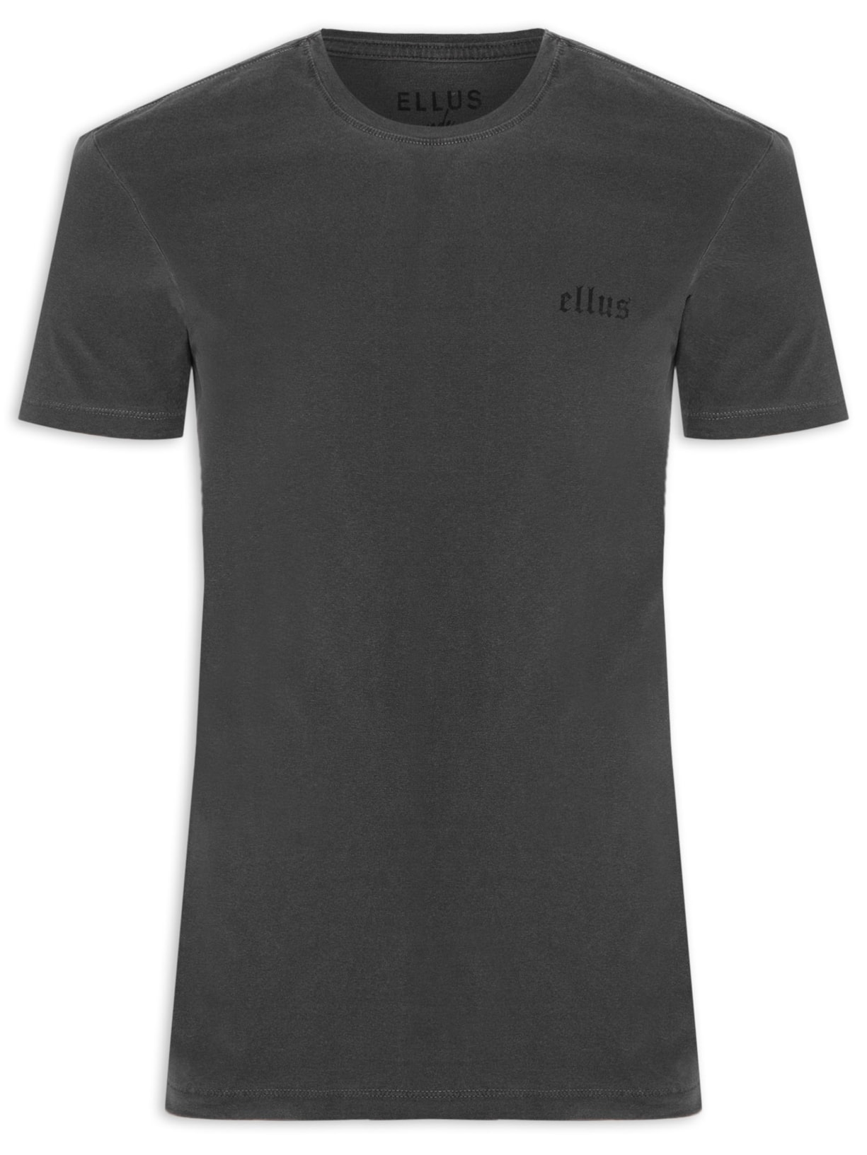 Camiseta Masculina Washed Gothic Classic - Cinza