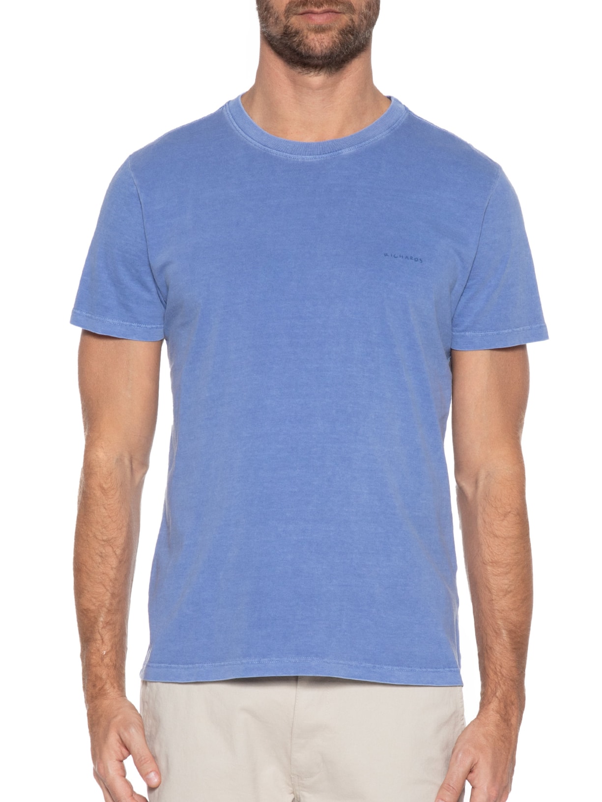 Camiseta Masculina Washed Thaiti Surf Azul Richards