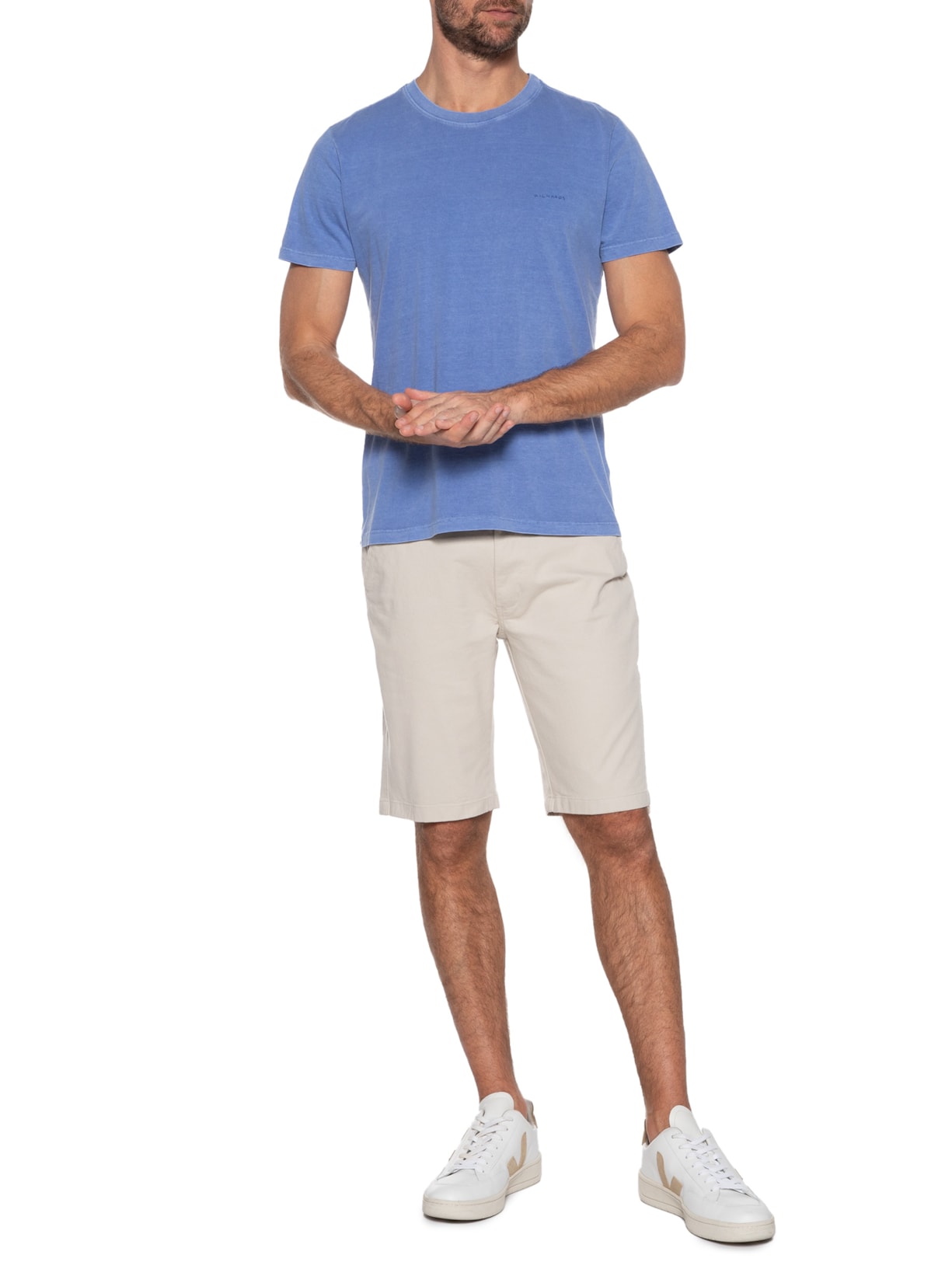 Camiseta Masculina Washed Thaiti Surf Azul Richards