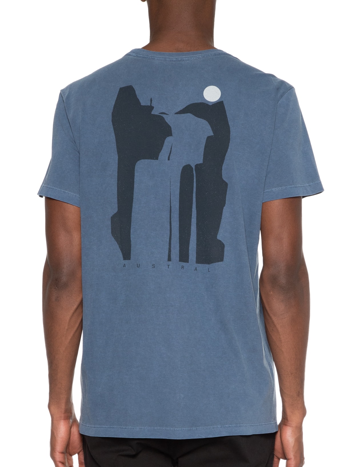 Camiseta Masculina Waterfall Azul Austral