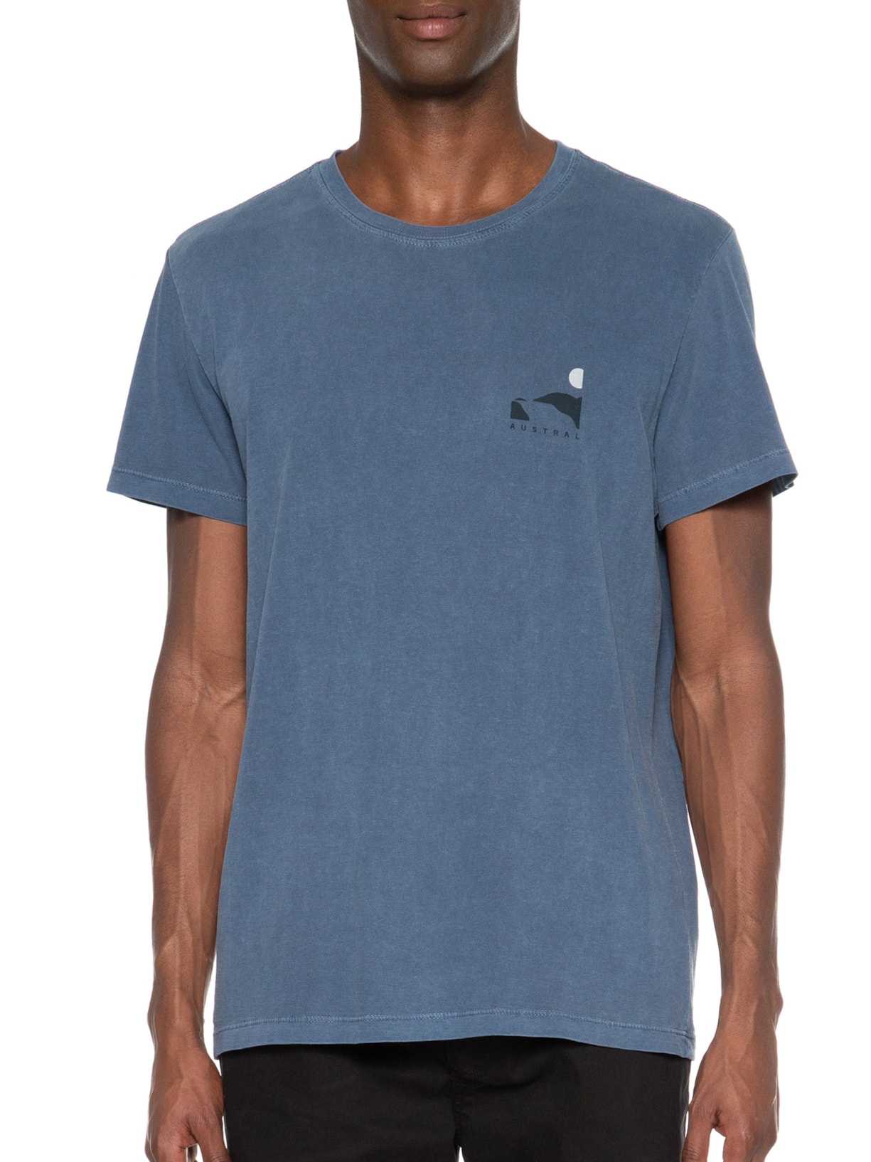 Camiseta Masculina Waterfall Azul Austral