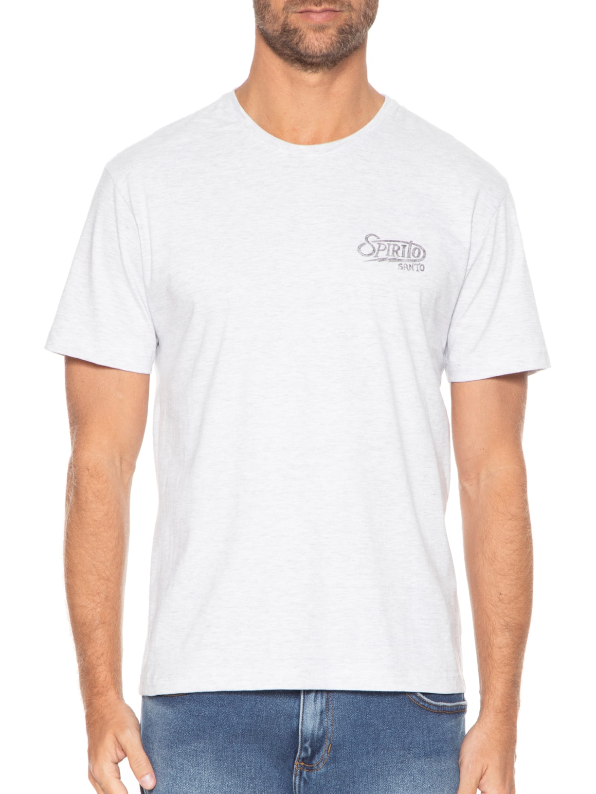 Camiseta Masculina Wave Japan Cinza Spirito Santo