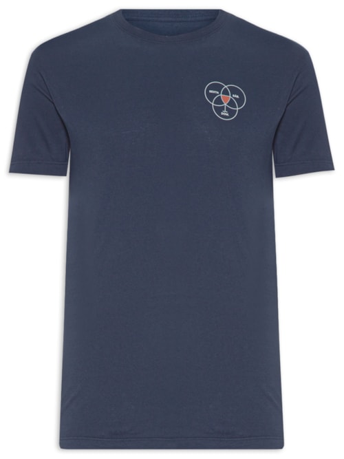 Camiseta Masculina Weekend - Azul