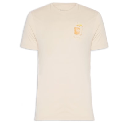 Camiseta Masculina Whiskey Sour - Bege