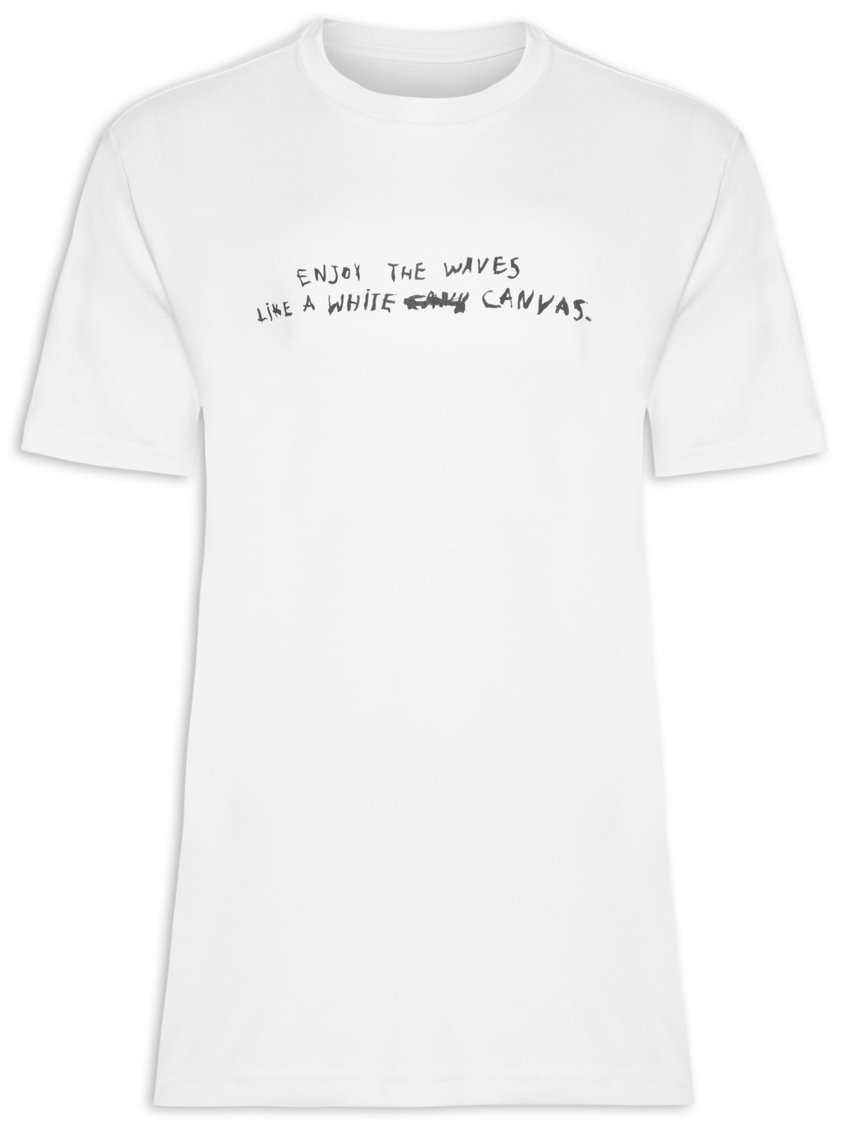 Camiseta Masculina White Canvas - Branco