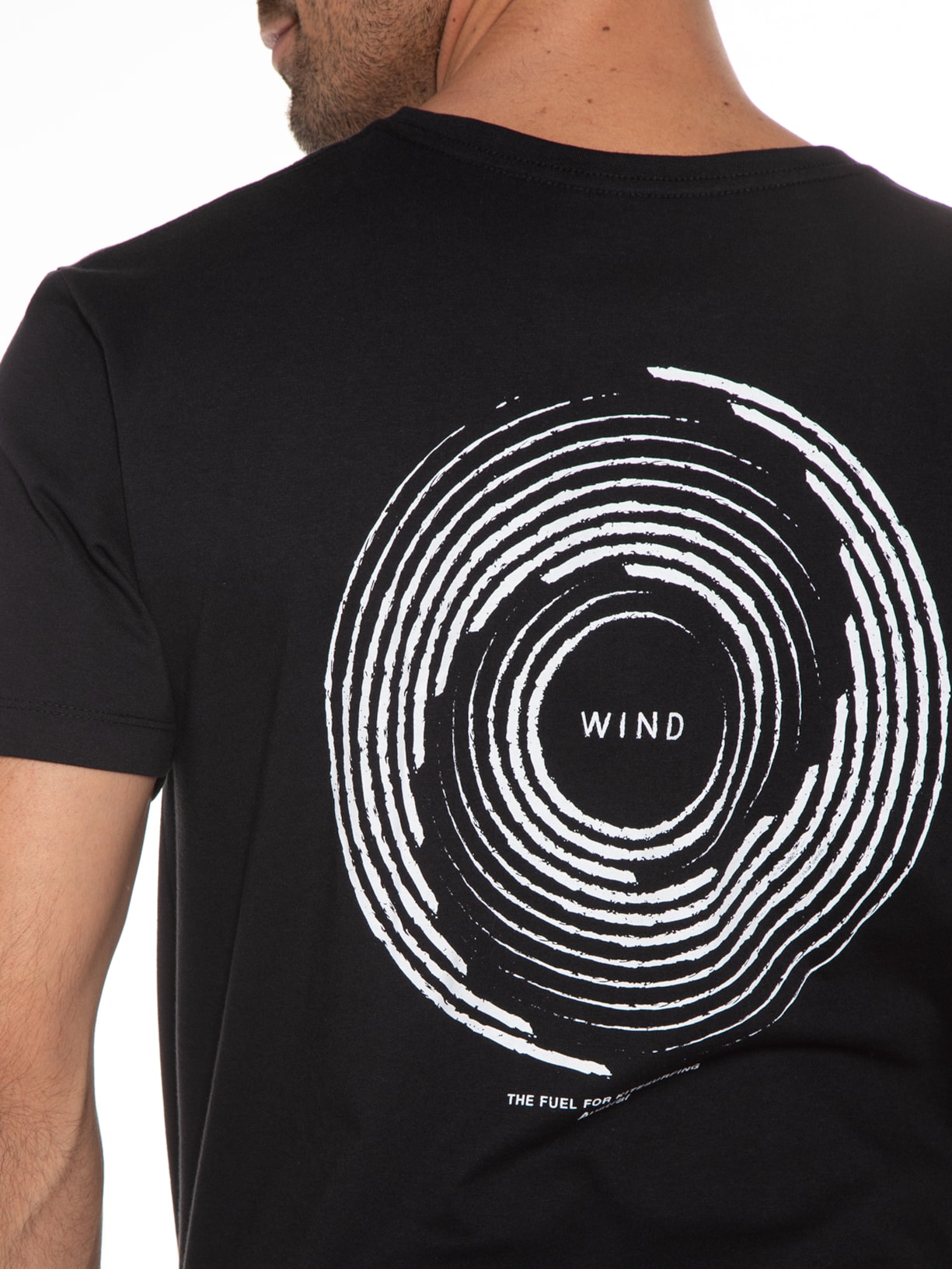 Camiseta Masculina Wind Plain Preto Austral