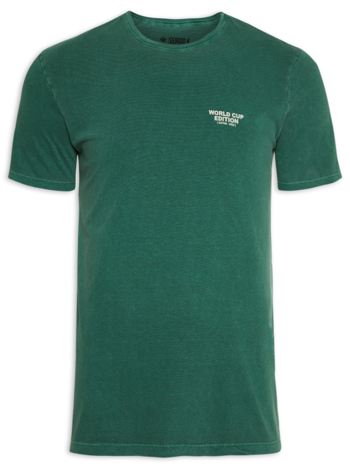 Camiseta Masculina World Cup Vodk - Verde