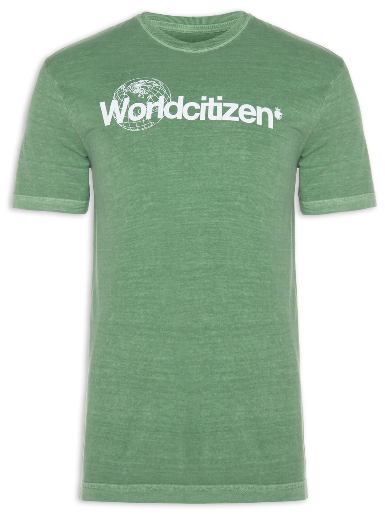 Camiseta Masculina Worldcitizen - Verde