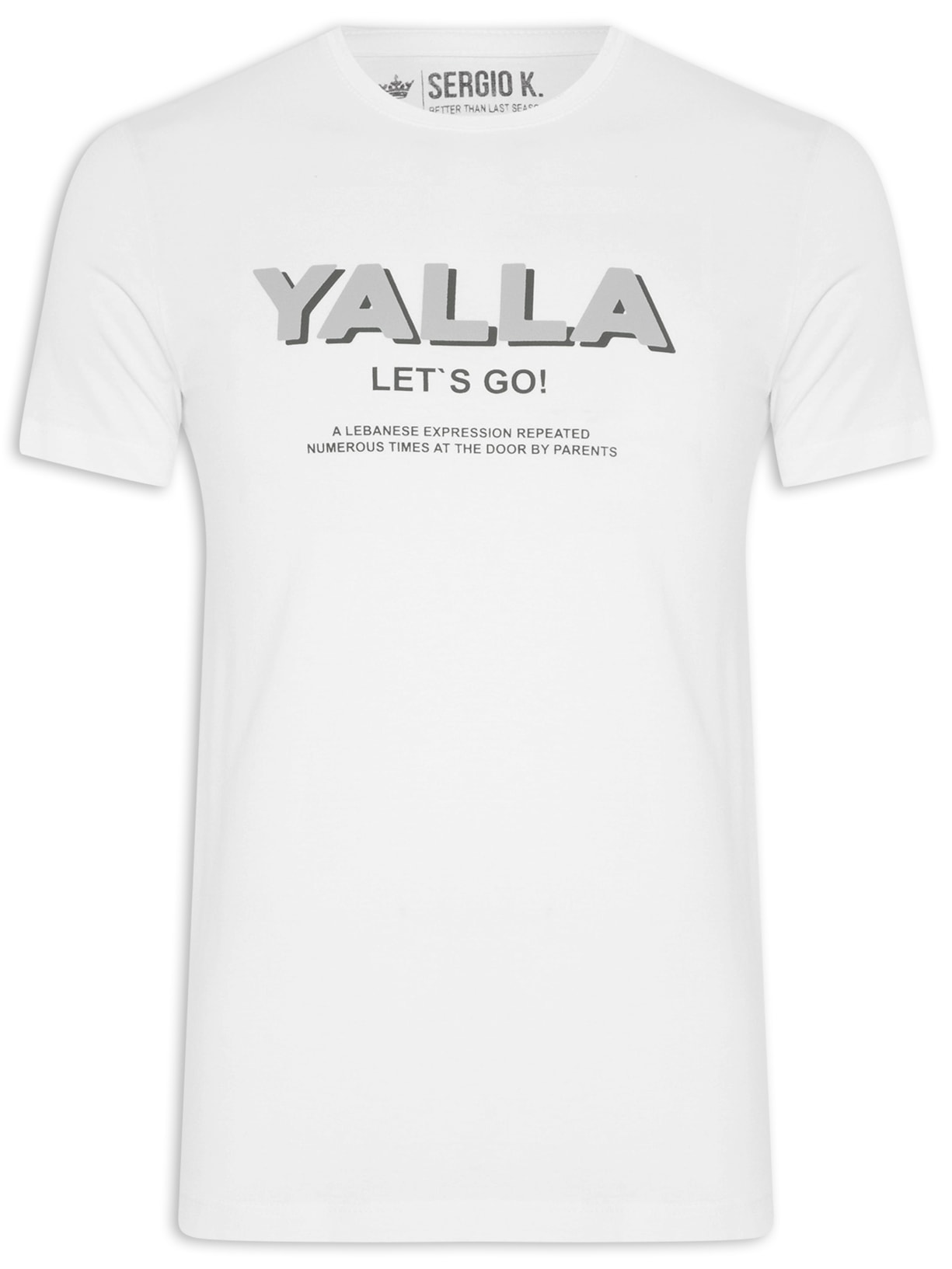 Camiseta Masculina Yalla Lets Goul - Branco