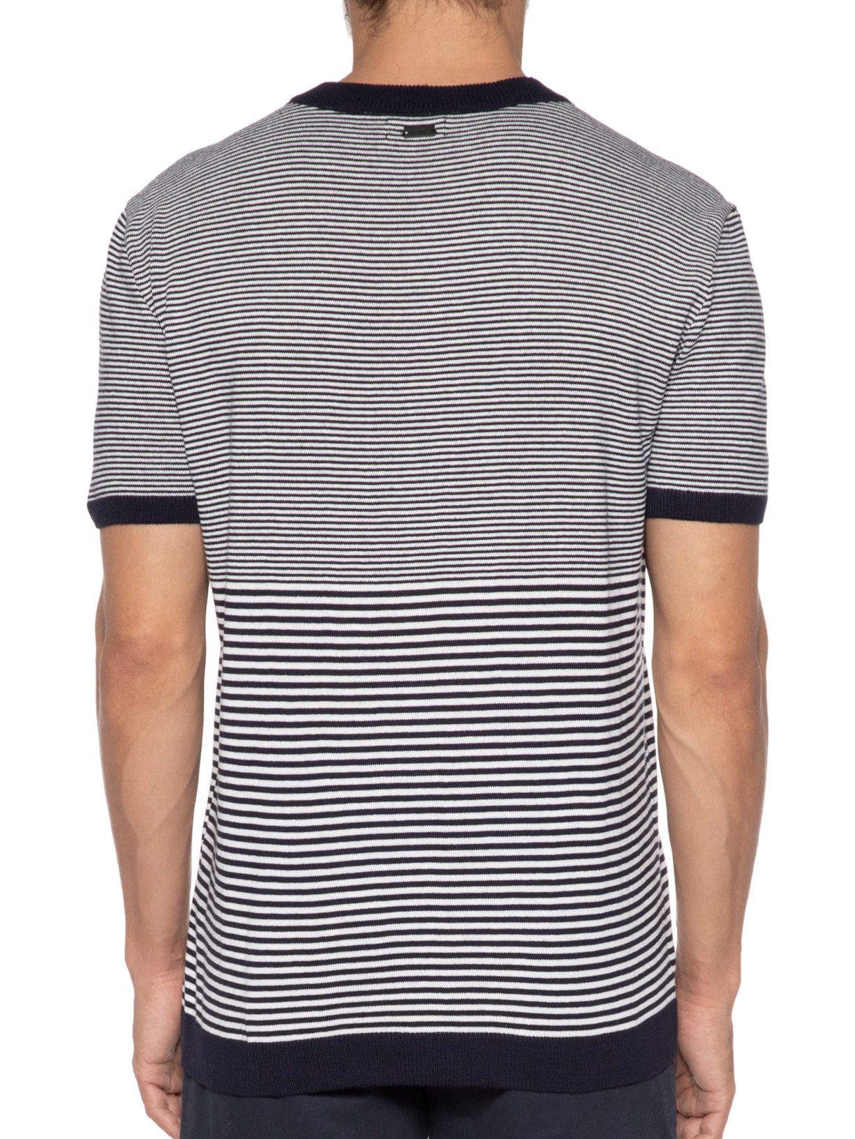 Camiseta Masculinatricot Fio Tinto Mallorca Azul Foxton