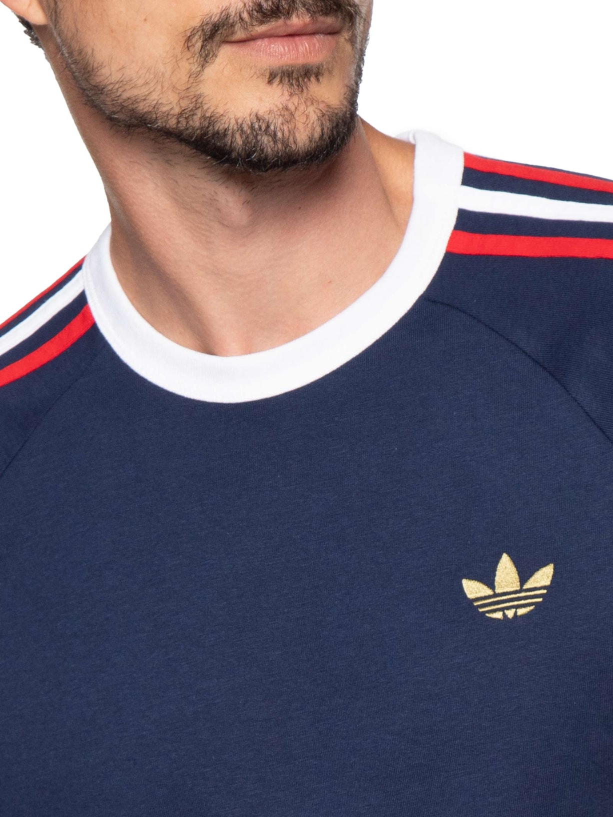 Camiseta Masculino 3s Tee Azul Adidas Originals