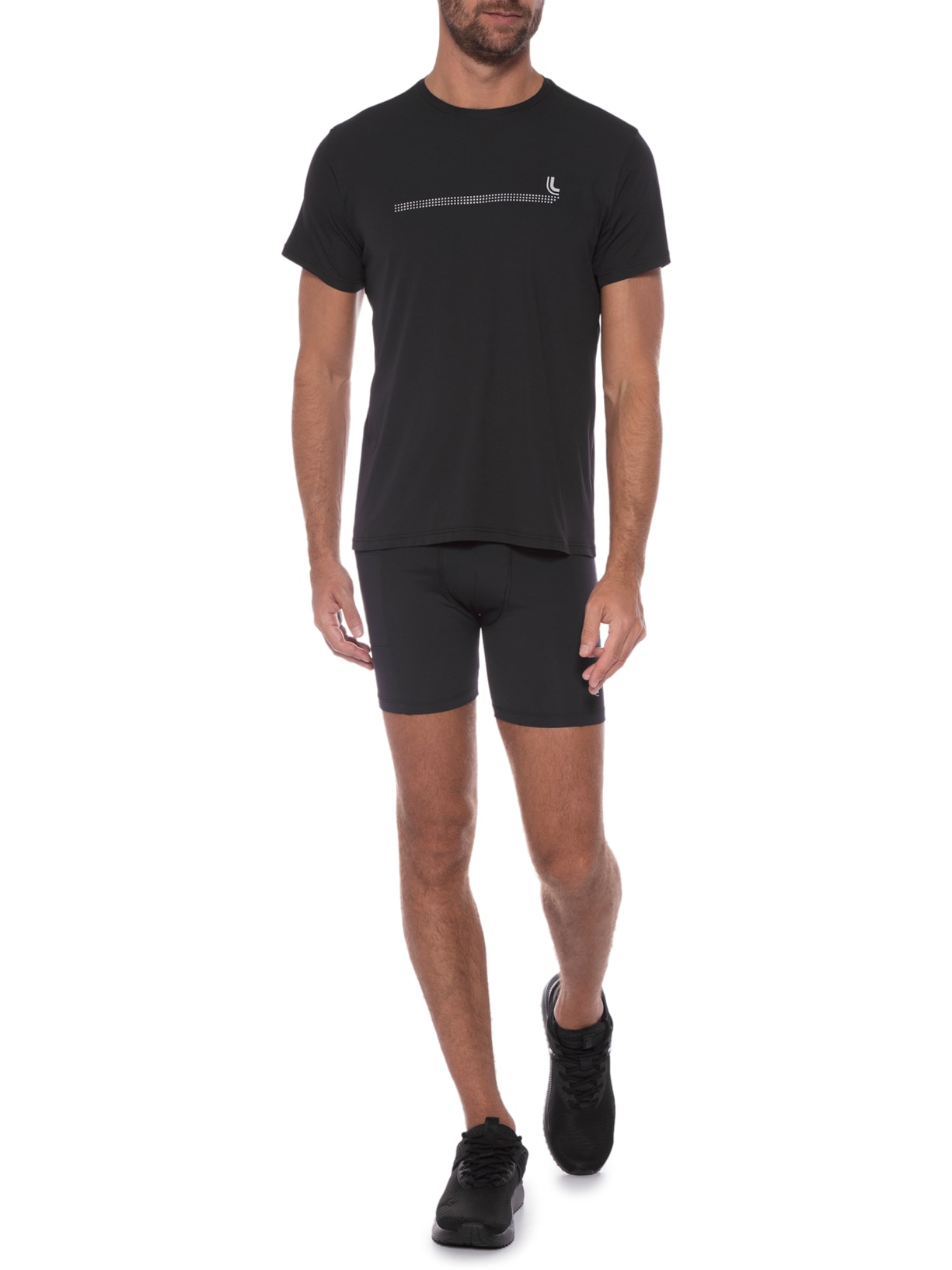 Camiseta Masculino Am Básica Ii Preto Lupo