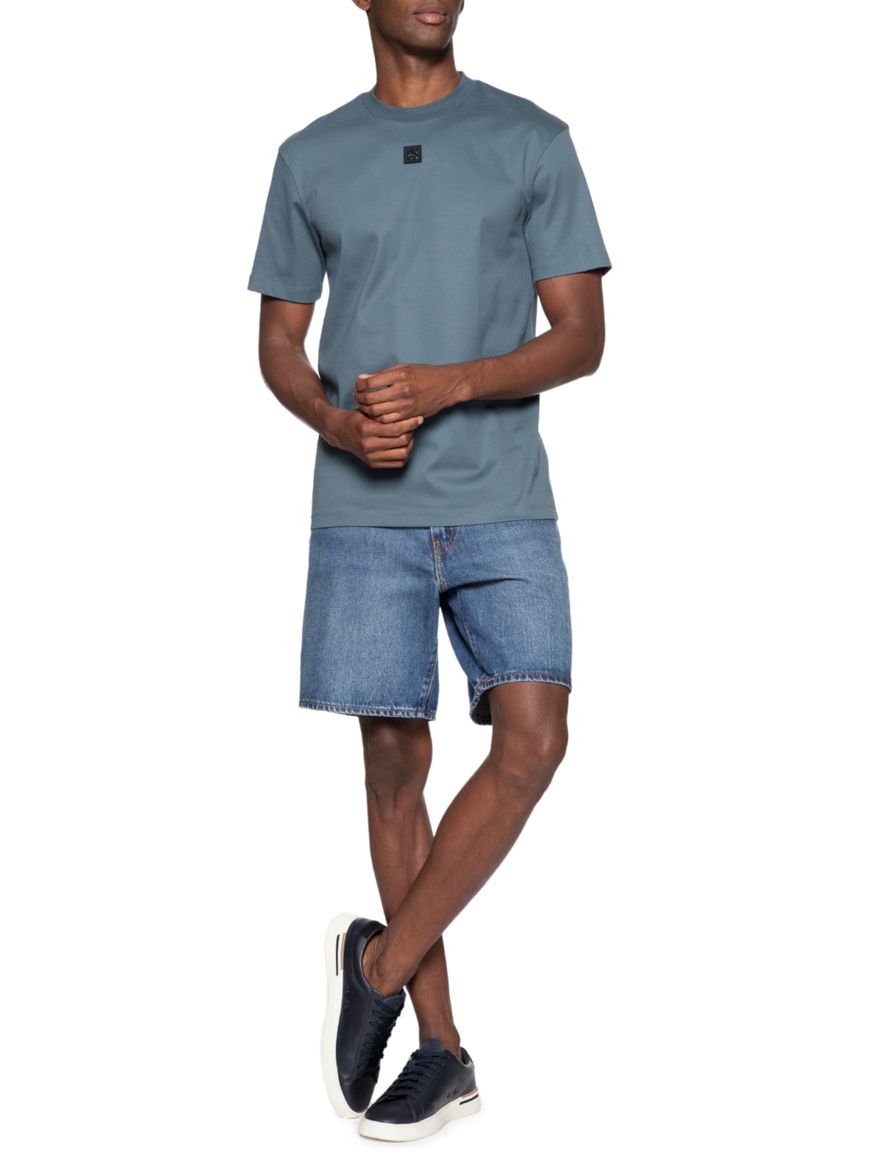 Camiseta Masculino Dalile Azul Hugo