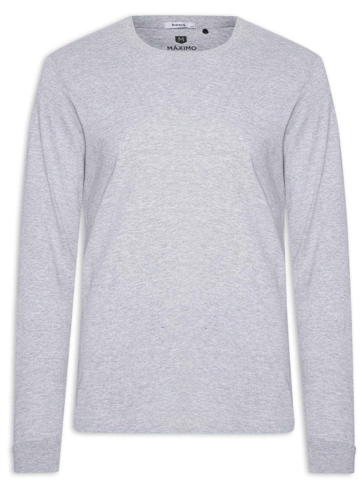 Camiseta Masculino Manga Longa - Cinza