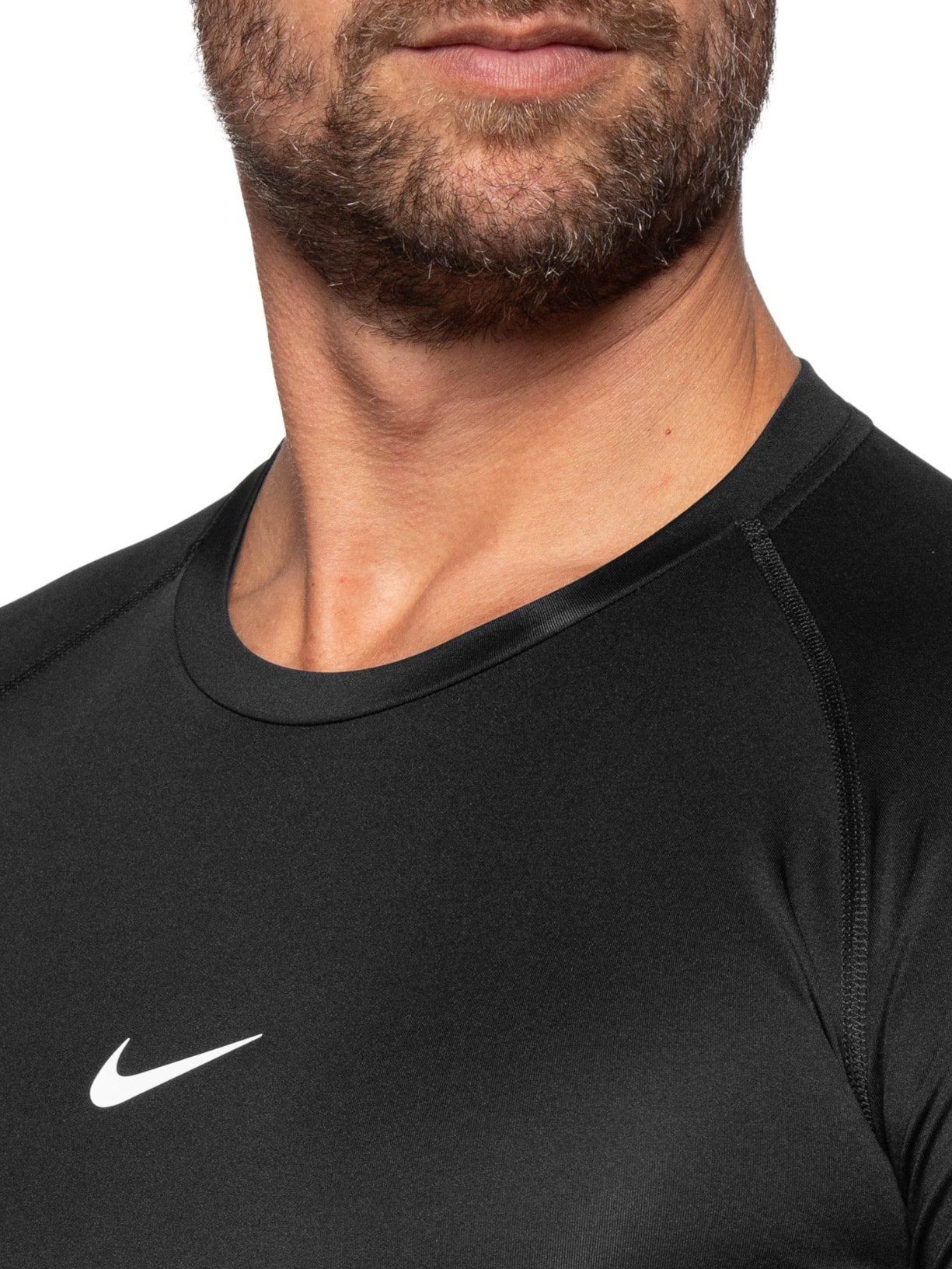 Camiseta Masculino Manga Longa Pro Dri-Fit Preto Nike