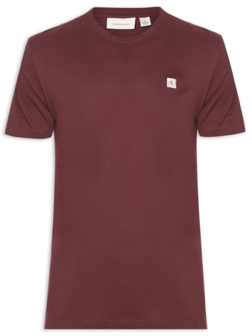 Camiseta Masculino Patch – Vermelho
