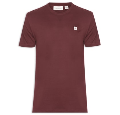 Camiseta Masculino Patch – Vermelho