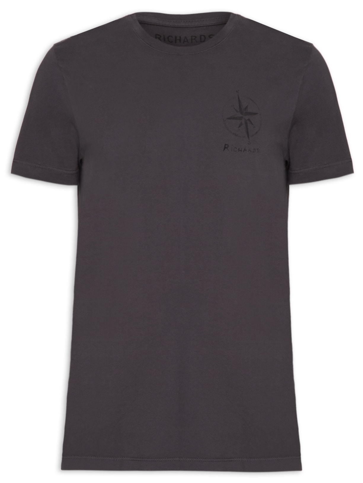 Camiseta Masculino Rosa Dos Ventos - Cinza