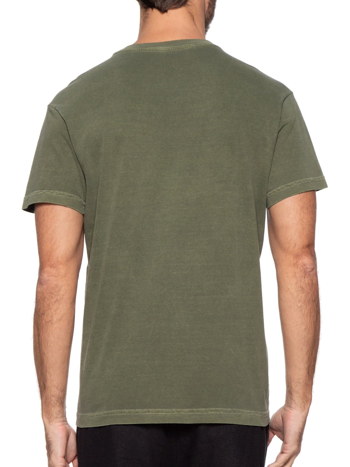 Camiseta Masculino Stone Be Simples Verde Osklen