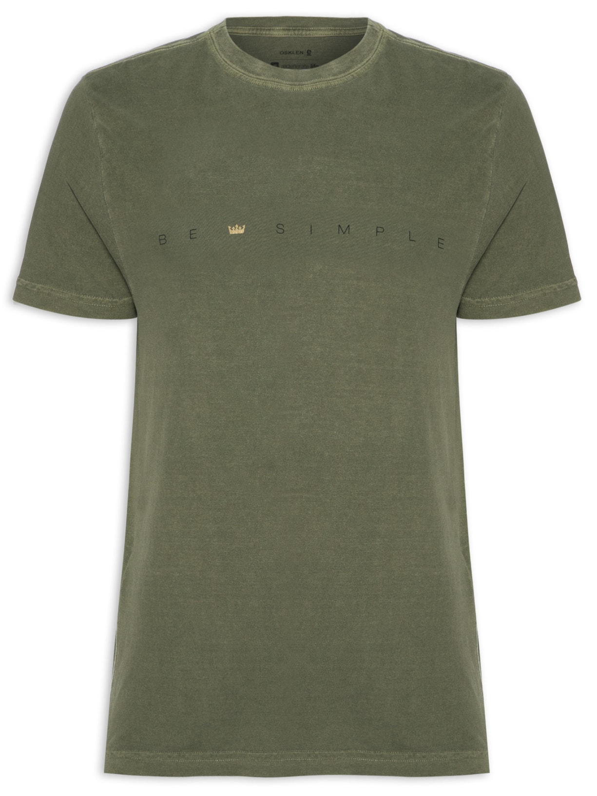 Camiseta Masculino Stone Be Simples Verde Osklen
