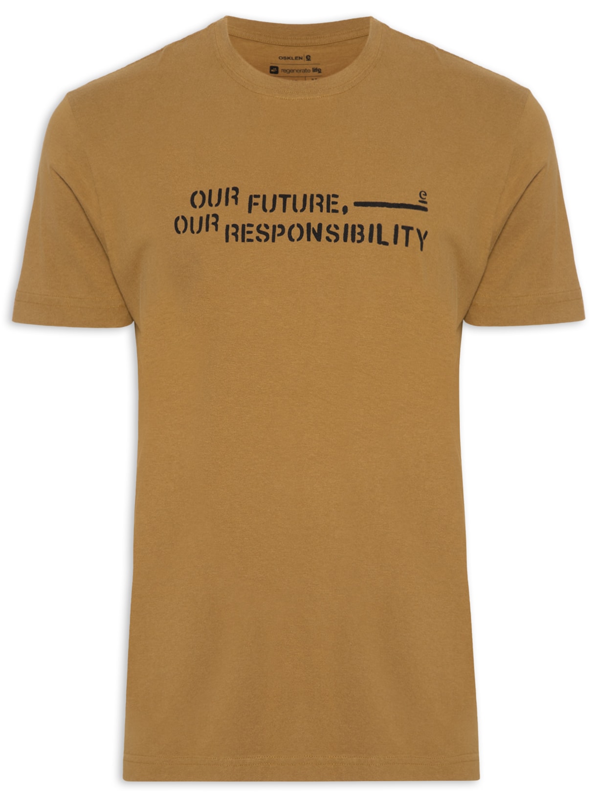 Camiseta Masculino Vint Our Future Our Responsibili - Marrom